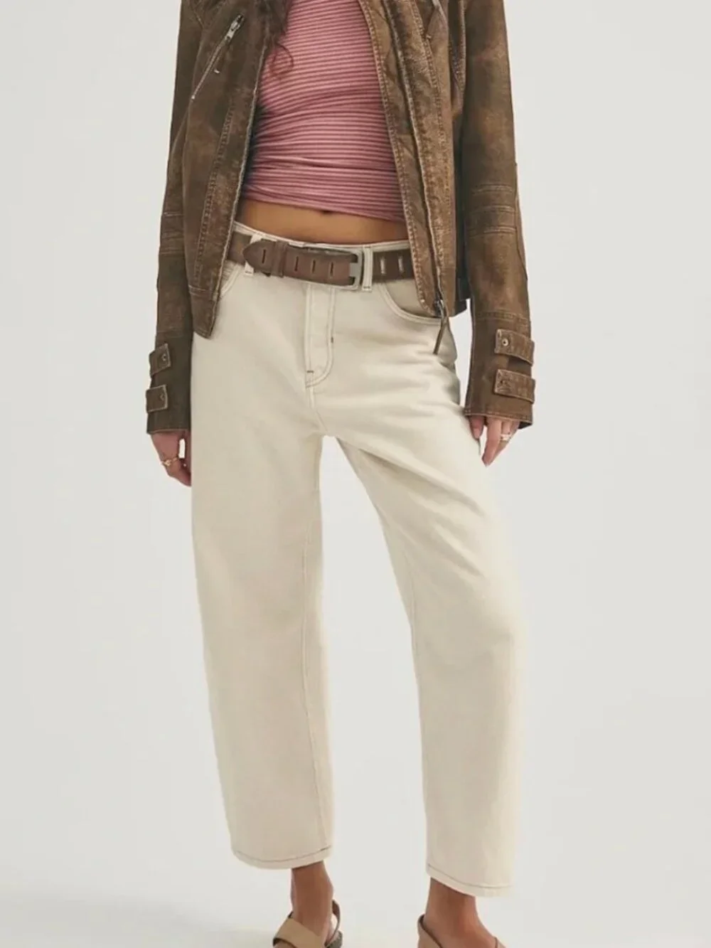 We The Free Deep Trance Dropped Boyfriend Jeans Distres - Picture 1 of 11